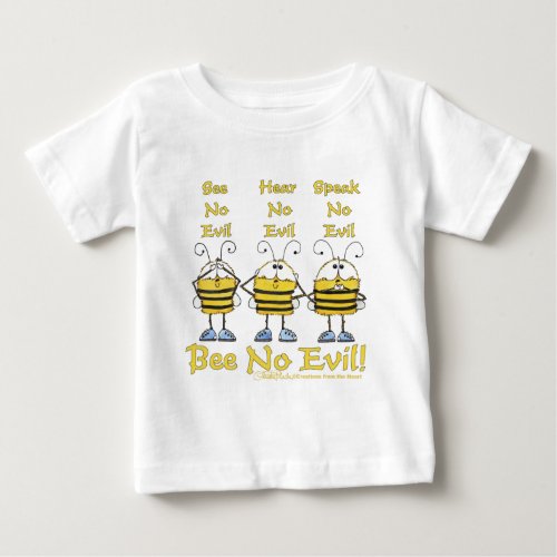 Bee No Evil Bees Baby T_Shirt