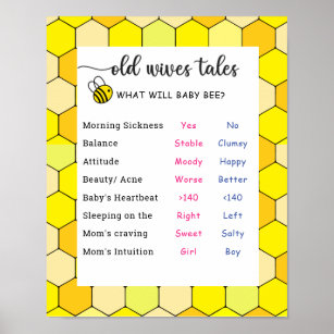 Old Wives Tales Chalkboard Poster, Old Wives Tales Gender Reveal Sign,  Gender Reveal Game Printable, Gender Reveal Party Decoration -  Israel