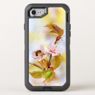 Bee On A Cherry Flower OtterBox Defender iPhone SE/8/7 Case