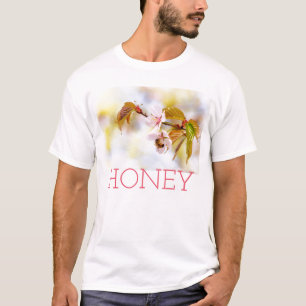 Bee On A Cherry Flower T-Shirt