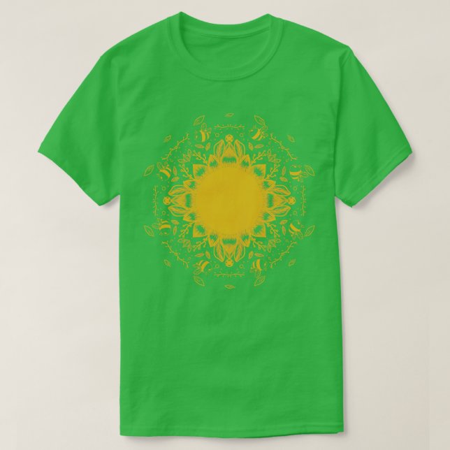 Bee on a sunflower 1 T-Shirt (Design Front)