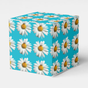 Bee on Daisy Alaskan Summer Nature Photo Favor Boxes