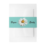 Bee on Daisy Alaskan Summer Nature Photo Invitation Belly Band