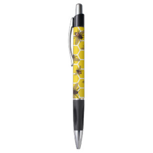 Bee on Honeycomb Pen