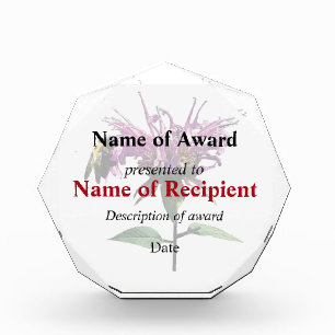 Bee on Lavender Bee Balm Award