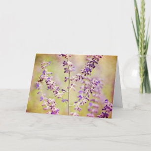 Bee on Lavender Scripture Card 2 Corinthians 2:14
