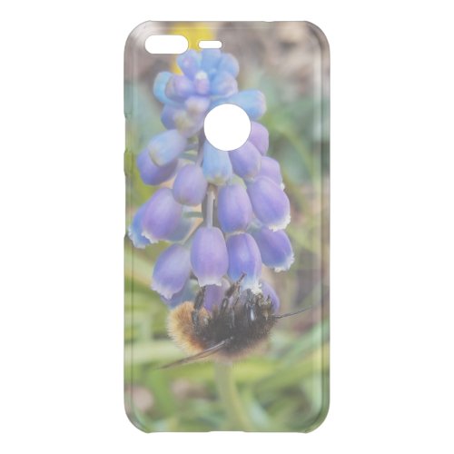 Bee on Muscari Armeniacum  Grape Hyacinth Uncommon Google Pixel XL Case