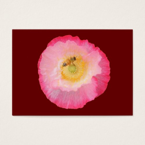 Bee on Poppy ~ ATC Business Card Templates