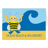 Bee on the beach (Front Horizontal)