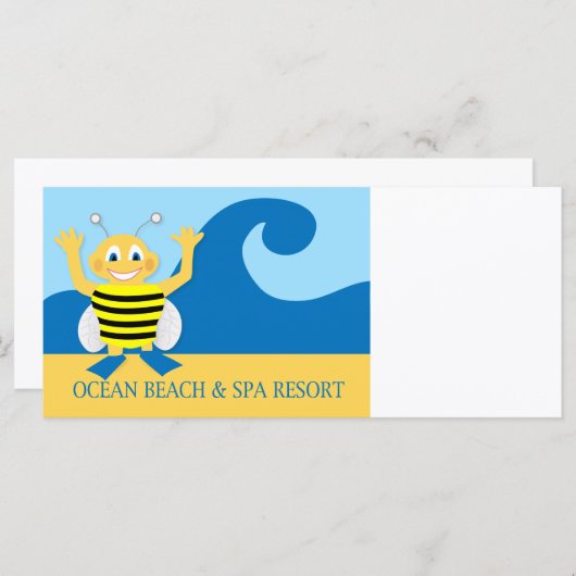 Bee on the beach (Front/Back)