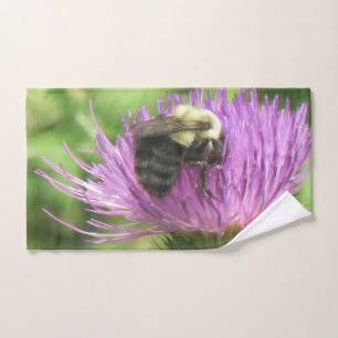 Bee On Thistle Bath Towel Set