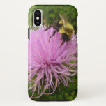 Bee on Thistle Flower iPhone XS Case
