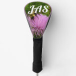 Bee on Thistle Flower Golf Head Cover