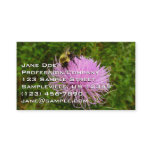 Bee on Thistle Flower Nature Business Card