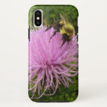 Bee on Thistle Flower Nature iPhone XS Case