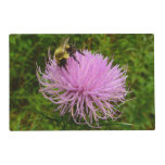 Bee on Thistle Flower Placemat