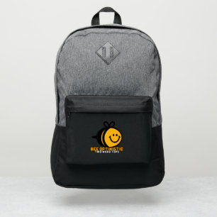Bee Optimistic T.W.T Port Authority Retro Backpack