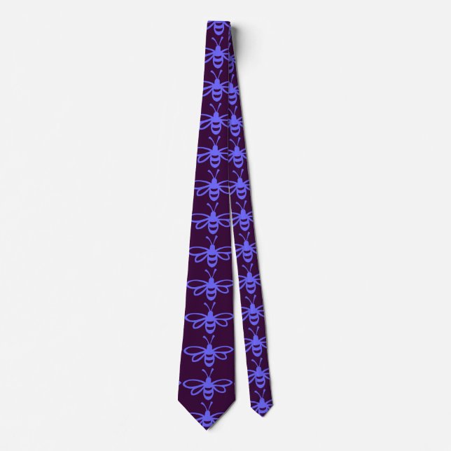 Bee [orchid] tie (Front)