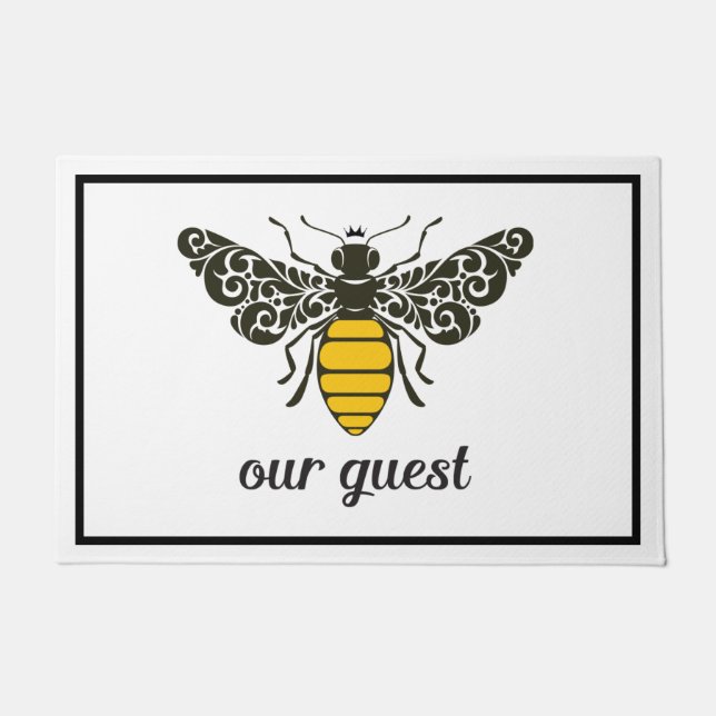 Bee Our Guest | Be Our Guest | Ornate Bee Doormat (Front)