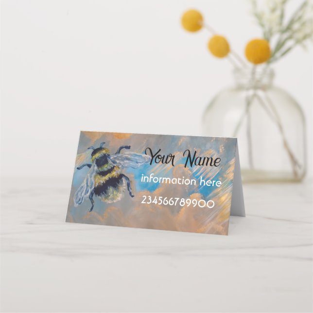 bee painting           business card (Front)