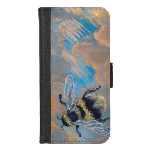 bee painting     iPhone 87 wallet case