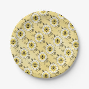 Bee Paper Plates