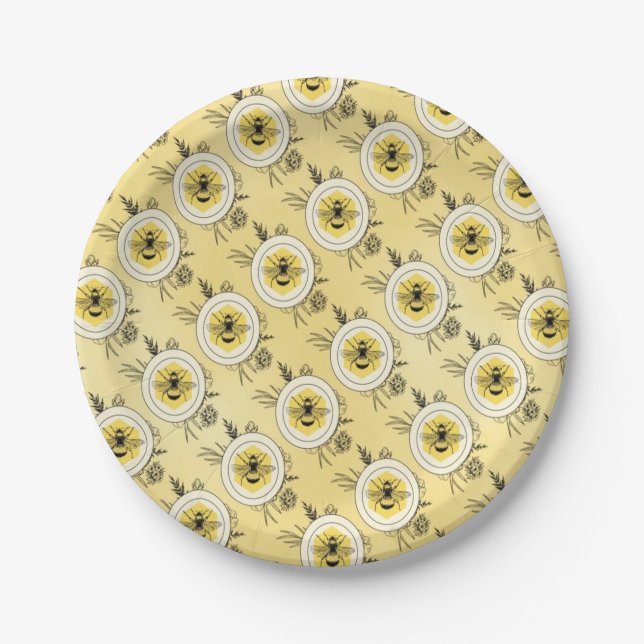 Bee Paper Plates (Front)