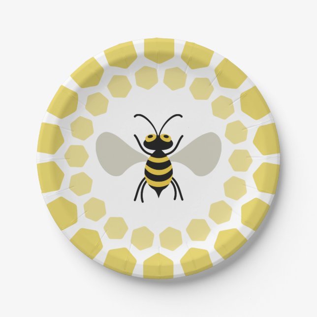Bee Paper Plates (Front)