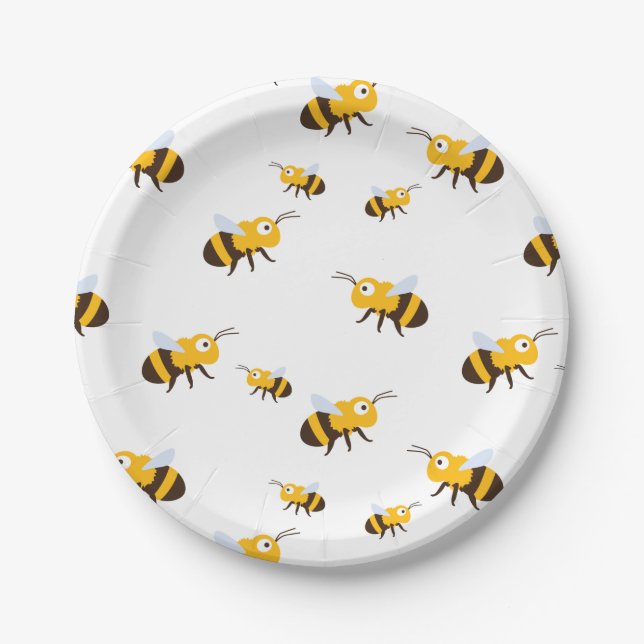 Bee Paper Plates (Front)