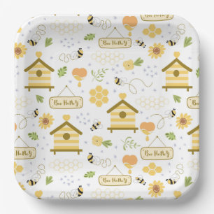 Bee Paper Plates