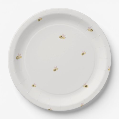 Bee Paper Plates - Sweet as can Bee Birthday Party