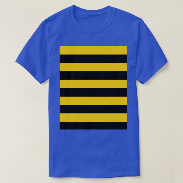 Bee pattern black and yellow stripes Graphic T-Shirt (Design Front)