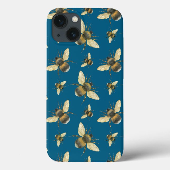 Bee Pattern iPhone / iPad case (Back)