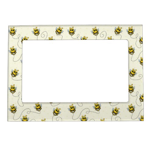 Bee Pattern Magnetic Picture Frame