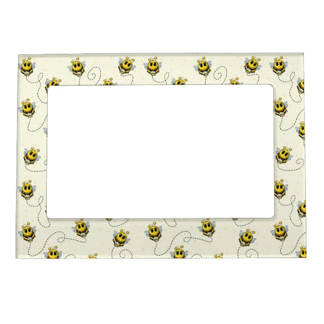 Bee Pattern Magnetic Picture Frame (Front)