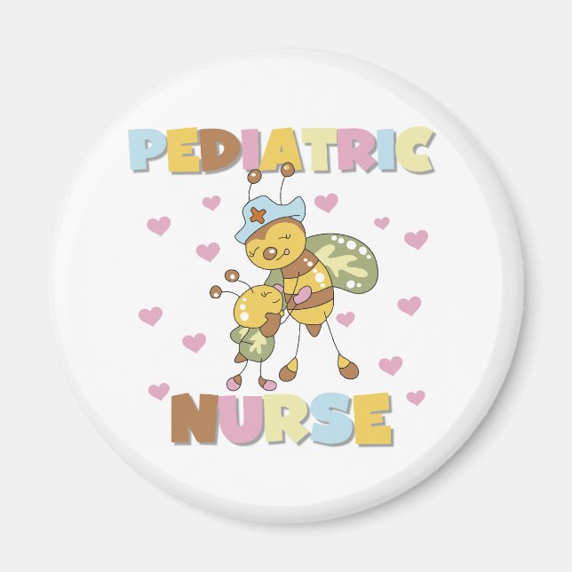 Bee Pediatric Nurse Magnet (Front)
