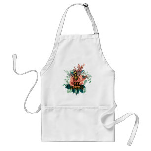Bee Positive Floral Vibes Adult Apron