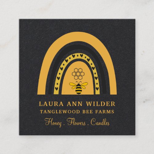Bee Rainbow Honey Products  Business Card