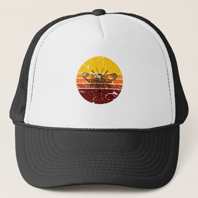 Bee Retro Trucker Hat (Front)