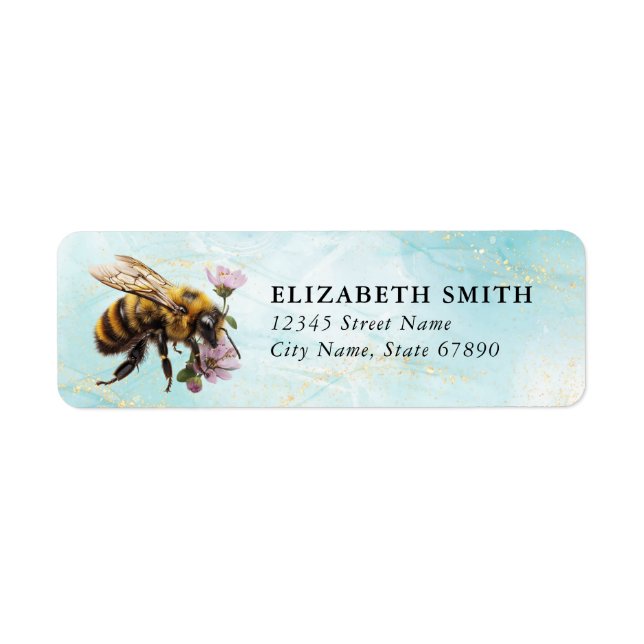 Bee Return Address Labels (Front)