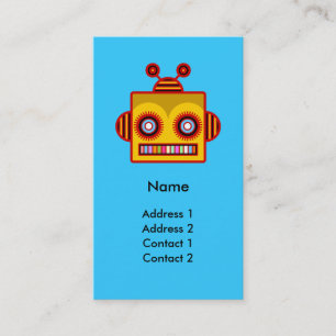 Bee Robot Fun Profile Card