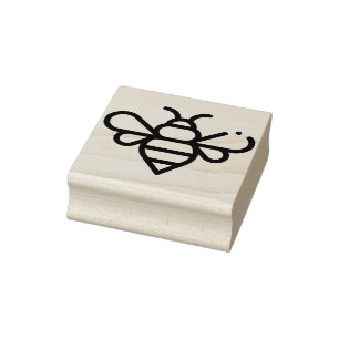 Bee Rubber Stamp