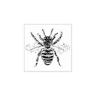 Bee Rubber Stamp