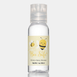 Bee Safe Baby Shower Hand Sanitizer Favours