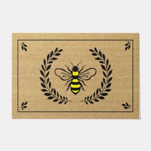 Bee Seasonal Spring doormat Welcome Animal Doormat