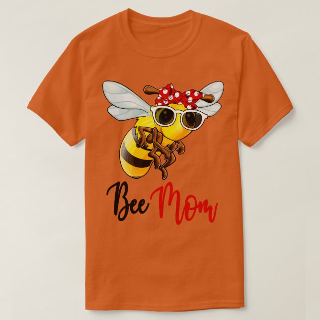 Bee Shirt Bees Mom Bandana (Design Front)
