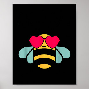 Bee-shirt Girls Bumble Bee Kind Toddler Kids Cute Poster