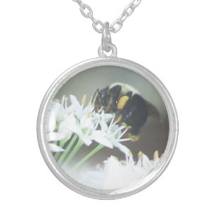 Bee Silver Plated Necklace