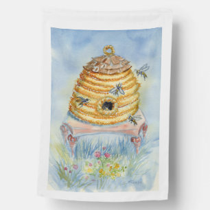 Bee Skep House Flag