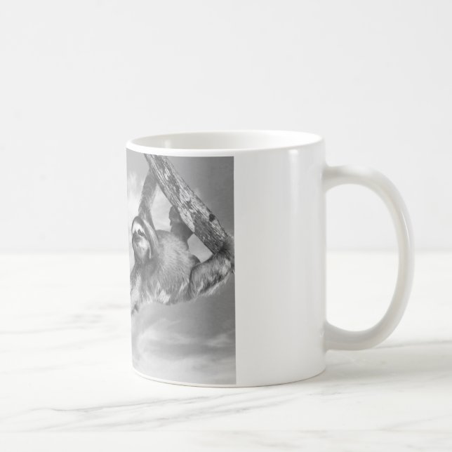bee & sloth coffee mug (Right)